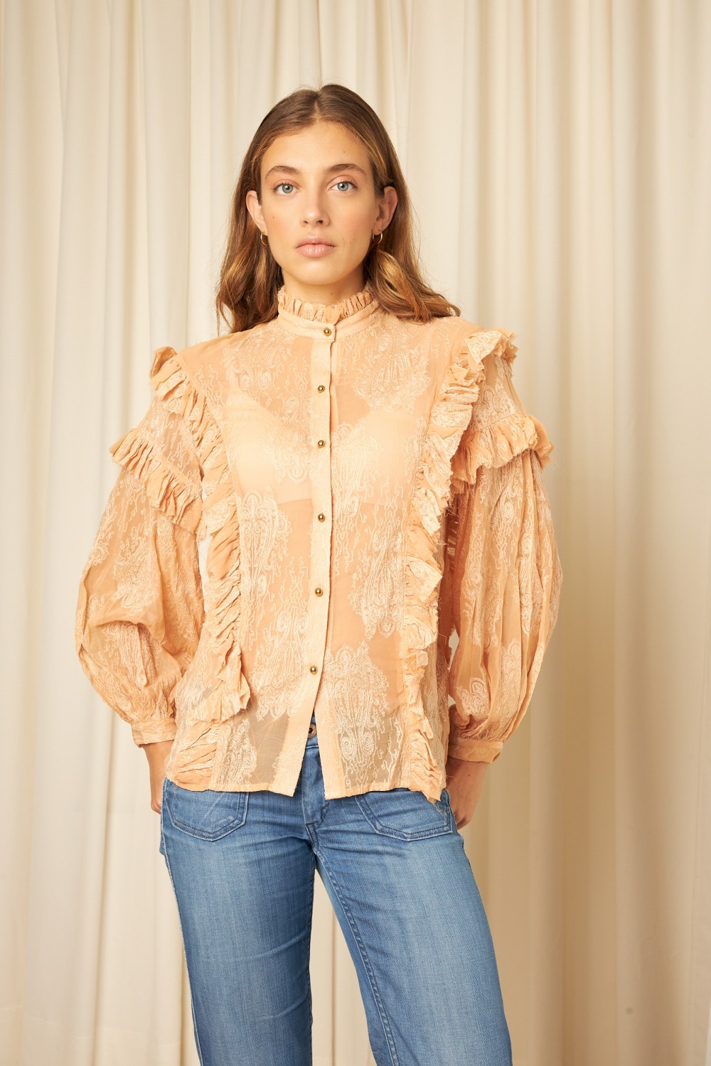 Embroidered blouse TRACY